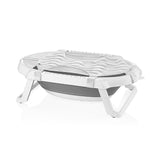 Babyjem Baby Bath Support Hammock: Safe & Comfy Infant Bath Sling, Prevents Flat Head, Foldable Mesh Design - Newborn Bathing Aid