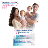 Bepanthol Baby Diaper Rash Cream: Soothes, Protects & Moisturizes - 5% Provitamin B5, Lanolin - Gentle Baby Skin Care & Rash Treatment
