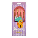 Nascita Jazz Professional 4-Piece Eye Makeup Brush Set - Soft, High-Quality Bristles for Precise Application