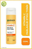 Garnier Vitamin C Brightening Toner - Achieve Glowing, Even Skin Tone - Refreshing Facial Treatment, All Skin Types - 120ml