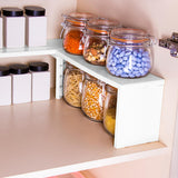 Decobella Adjustable Shelf Organizer - Rotating Storage Solution for Home Organization