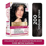 L'Oreal Paris Excellence Creme Hair Color in 200 Intense Black