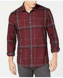 Alfani Mens Regular Fit Lewis Plaid Shirt