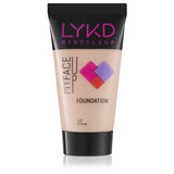 LYKD Foundation 122 True Beige - Lightweight Foundation Makeup for Flawless Look