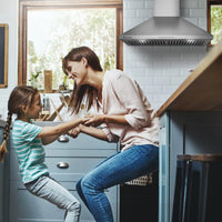 Rangaire 30" Wall-Mounted Range Hood 580 CFM Convertible  Stainless Steel  RHWMP30S