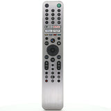 Sony RMF-TX621U Backlit Smart TV Remote Control with Voice | YouTube, Netflix, Disney+, Prime Video | Metal Front -  1-009-947-12