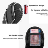 3D Shell Bike Saddle Bag Under Seat Storage Pack