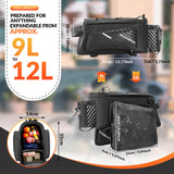 ROCKBROS 12L Bike Rack Bag with Rain Cover