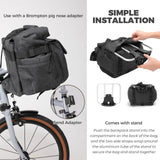 Folding Bike Handlebar Bag - 11.5L