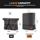 Folding Bike Handlebar Bag & Shoulder Bag  - 8L