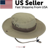 Wide Brim Sun Hat UV Protection Bucket Cap For Hiking Camping Fishing Safari Men