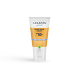 Celenes Herbal SPF 50+ Sunscreen: Hydrating UVA/UVB Protection for Dry, Sensitive Skin - Mineral & Organic Filters