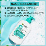 Garnier Hyaluronic Aloe Vera Facial Cleanser: Hydrating, Soothing Vegan Face Wash for Sensitive Skin - Sulfate-Free, 8.45 fl oz