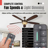 Substitute for Fanimation Fans UC786N04A Ceiling Fan Receiver [UC786N37-RR7225T]