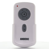 Anderic Substitute for Fanimation TW30WH / UC9787T WIRED Ceiling Fan Wall Plate Remote Control | 6-Speed DC| CHQ9053T [RR787T]