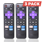 [3-PACK] Anderic RRLF26 (No Programming Needed) Replacement Remote Control for most Roku TVs such as ONN, Hisense, Philips, TCL, Hiro