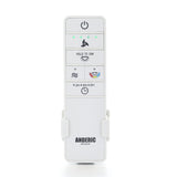 Substitute for Hampton Bay TR240B Ceiling Fan Remote Control for HubSpace Wifi  2AQZU-18016 [RRTR227B]