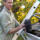 6-Inch GutterBrush Gutter Guard – Fits Large Residential & Small Commercial Gutters (5.25 Inch Diameter)