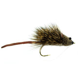 3 Pack Deer Hair Scruffy Rat Size 2 - Bass Bug With Weed Guard