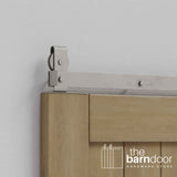 J Top Mount Heavy Duty Bifold Barn Door Hardware Kit | 4 Door One Way