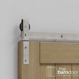 Classic J-Strap Bifold Barn Door Hardware Kit | 4-Door Biparting