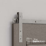 Flat Top Strap Heavy Duty Sliding Barn Door Hardware Kit