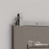 J Top Mount Heavy Duty Sliding Barn Door Hardware Kit