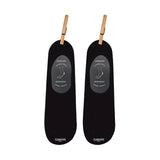 Carnaval Socks 6-Pack Black Non-Slip No-Show Socks