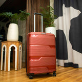 28-inch Red Hardcase Roller Luggage