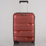 20-inch Red Carry-On Hardcase Roller Luggage