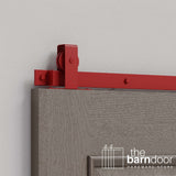 Flat Top Top Mount Heavy Duty Sliding Barn Door Hardware Kit