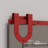 Horseshoe Heavy Duty Sliding Barn Door Hardware Kit