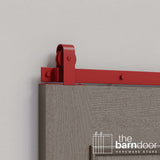 J Top Mount Heavy Duty Sliding Barn Door Hardware Kit