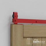 Modern J Top Mount Bifold Barn Door Hardware Kit | 4-Door Biparting