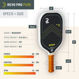 Revo Pro Pure Pickleball Paddle