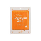 MjCare Coenzyme Q10 Face Mask - Age-Defying Skincare with Hyaluronic Acid, Hydrating & Single-Use