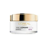 L'Oreal Paris Anti-Aging Day Cream 50+ - Reduce Wrinkles with Hyaluronic Acid, Pro-Retinol & Vitamin C for Mature Skin Rejuvenation