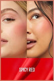 Maybelline New York Sunkisser Spicy Red Liquid Matte Blush: Long Lasting, Highly Pigmented, Warm Toned, & Natural Matte Finish