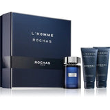 Rochas L'Homme Set 3p For Men 3.3 oz EDT Spray gift set