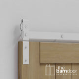 J-Strap Heavy Duty Bifold Barn Door Hardware Kit | 4-Door Biparting