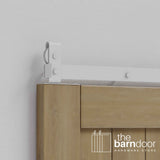 J Top Mount Heavy Duty Bifold Barn Door Hardware Kit | 4 Door One Way