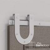 Horseshoe Heavy Duty Sliding Barn Door Hardware Kit