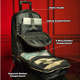 Grey Leather Carry-On Roller Bag (Only 150 Made)