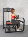 Elite Selectorized Rotary Torso - Muscle D Fitness - Commercial - Adjustable Seat - Pin Selectorized Stack - Oblique Trainer