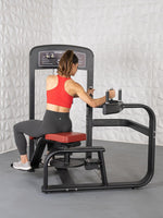 Elite Selectorized Rotary Torso - Muscle D Fitness - Commercial - Adjustable Seat - Pin Selectorized Stack - Oblique Trainer