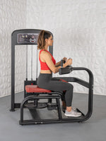 Elite Selectorized Rotary Torso - Muscle D Fitness - Commercial - Adjustable Seat - Pin Selectorized Stack - Oblique Trainer