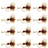 Royal Wulff Classic Trout Dry Fly Fishing Fly -12 Flies Size 14