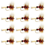Royal Wulff Classic Trout Dry Fly Fishing Flies - 12 Flies Size 16