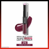 Loreal Paris Infaillible 2-in-1 Liquid Lipstick & Lip Balm - Long Lasting, Moisturizing, 24-Hour Wear