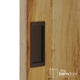 Barn Door Square Corner Flush Pull